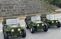 Mini Jeep Électrique Tout-Terrain Biplace de Bonne Qualité Façon Buggy des Sables
