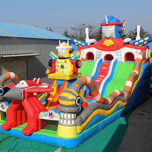 Trắng trong nhà/ngoài trời Inflatable lâu đài <span class=keywords><strong>bouncy</strong></span> người lớn và trẻ em 'nhà bị trả lại với Slide cho các bên và thời gian chơi - Product Image 6