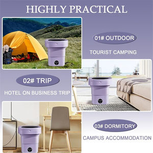 Nettoyage en profondeur 11L bébé tissu sous-vêtement chaussette petit tissu mobile rondelles pliantes Portable pliable <span class=keywords><strong>Machine</strong></span> à <span class=keywords><strong>laver</strong></span> avec panier de séchage - Product Image 6