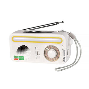 2025 Hand-Crank Solar Emergency Radio with SOS Alarm, AM/FM/SW & LED <b>Flashlight</b> - Product Image 5