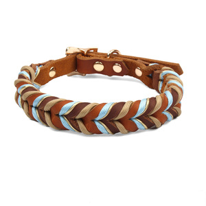 Maßgefertigtes Luxuriöses Langlebiges Robustes Haustier-Halsband Paracord Geflochtene Hundehalsbänder für Kleine Welpen bis Große Hunde - Product Image 2