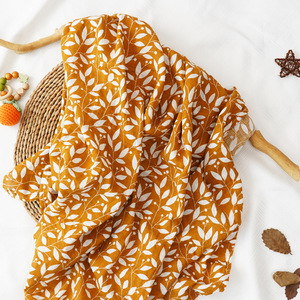 100% copricerini per bambini con stampa di mussola in cotone per <span class=keywords><strong>letto</strong></span> per <span class=keywords><strong>neonato</strong></span> coperte traspiranti per neonati - Product Image 4