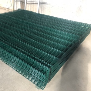 Chất lượng cao <span class=keywords><strong>PVC</strong></span> tráng 3D hàng rào an ninh tấm Hàn lưới thép với phụ kiện an ninh - Product Image 3