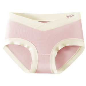 2025 vente chaude de haute qualité grande <span class=keywords><strong>taille</strong></span> haute élasticité maternité <span class=keywords><strong>taille</strong></span> <span class=keywords><strong>basse</strong></span> slips grande <span class=keywords><strong>taille</strong></span> sous-vêtements de maternité pour les femmes - Product Image 2