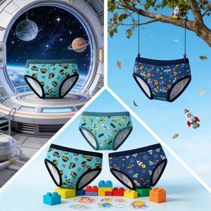 Calzoncillos Bóxer Cortos de Algodón para Niños, con Dibujos Animados de Dinosaurios, para Niños Pequeños, Suaves, Transpirables, Ecológicos, Antibacterianos y Térmicos - Product Image 6