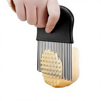 Gadgets de cuisine en acier inoxydable Coupe-frites Trancheuse à pommes de terre Hachoir à légumes