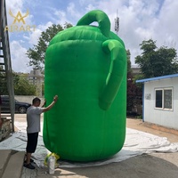 Ballon modèle arrosoir gonflable de simulation pour la décoration de cérémonie de baptême de bébé