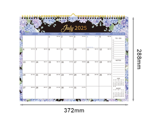 Customized 2025-2026 <strong>Wall</strong> Calendar Spiral Binding with Hook <strong>Weekly</strong> Monthly <strong>Planner</strong> Calendar CMYK Printing With PP Cover - Product Image 2