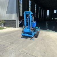 Foreuse hydraulique complète haute performance pour puits d'eau, profondeur 200 m, avec moteur diesel, pour le forage de pieux de ponts, conception robuste