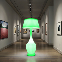 Lampe sur pied LED intelligente nordique moderne télécommande artistique lampadaire pour salon hôtel galerie centre commercial décor plastique Durable