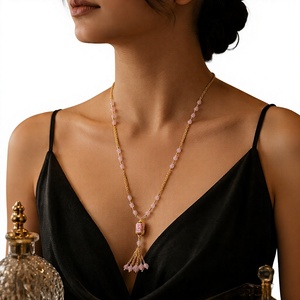 Collar Personalizado con Baño de Rodio, Colgante de Perla en Forma de Cápsula, Cadena con Borla de Perlas de Agua Dulce, Joyería Fina de Herencia, Regalo para Mujer - Product Image 1