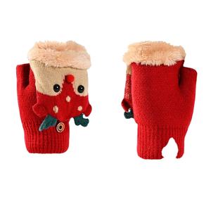 <span class=keywords><strong>Natale</strong></span> alce Flip guanti coreano simpatico cartone animato studente di scrittura ciclismo autunno e inverno caldo guanti a prova di freddo - Product Image 1