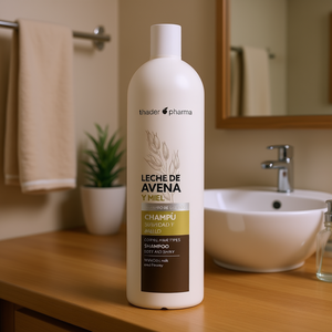 แชมพูออร์แกนิคบำรุงผม ทาเดอร์ ฟาร์มา ผสมน้ำนมข้าวโอ๊ตและน้ำผึ้ง สำหรับทุกสภาพเส้นผม ให้ผมนุ่มสลวยและเงางาม - Product Image 3