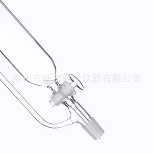 Entonnoir en verre à pression constante à embouchure standard en PTFE, entonnoir cylindrique à gouttelettes 10/50/250/500/1000 ml - Product Image 1
