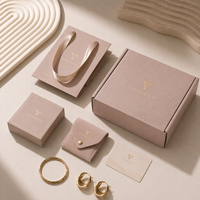 Boîtes personnalisées Lionwrapack avec logo, emballages cadeaux de luxe pour bijoux, avec boîte en papier durable pour bague, collier et bracelet