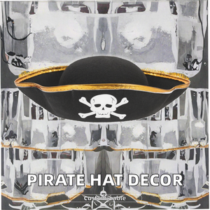Vendita calda per bambini adulti cappello pirata accessori capitano tricorno ammiraglio per Jack Sparrow eventi di carnevale Halloween - Product Image 3
