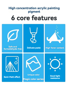 Pebeo francia Non tossico artigianato artigianale pittura acrilica Set opaco & perlescente per la casa tessile parete di pietra arte su carta su tela di vetro - Product Image 5