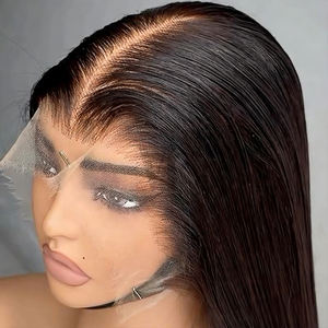 Perruques vietnamiennes ultra-lisses 100% cheveux humains, qualité SDD <span class=keywords><strong>Super</strong></span> Double Drawn, prêtes à porter, pré-coupées, sans colle, avec dentelle frontale HD - Product Image 6