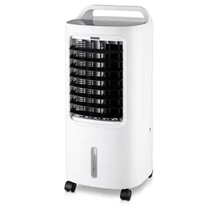 2023 Factory Direct Selling Mobile Portable Steaming Air Cooler Fan With Remote Control And Anion Function