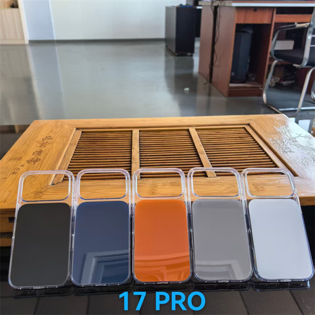 Electronic Phone Accessories Acrylic Shockproof Luxury Mobile Case for iPhone 17Air 17 16E 16 15 14 Plus 13 Pro Max Rugged Cover