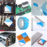 Mavi fiberglas ısı dağılımı bant LED Panel AYDINLATMA şerit yüksek sıcaklığa dayanıklı termal iletken çift taraflı bant