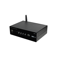 V 2-Kanal WLAN-Verstärker mit AirPlay DLNA-Streaming & WiiM App-Steuerung für Hintergrundmusik zu Hause