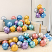 Ballons en latex chromés colorés de 5 pouces pour la décoration de fête et de mariage en gros