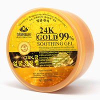 Gel de sommeil 24k Gold Gel apaisant 99% hydratant hydratant crème hydratante Anti-rides Gel blanchissant
