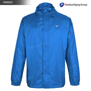 Mens' <strong>Waterproof</strong> Rain <strong>Jacket</strong> <strong>Lightweight</strong> <strong>Packable</strong> Raincoat Hooded Windbreaker Rain <strong>Jacket</strong> - Product Image 5