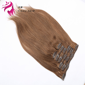 Extensions de cheveux indiens Remy vierges 100 % de luxe les plus populaires 2025, à clipser, longueur 12-30 pouces, double trame - Product Image 4