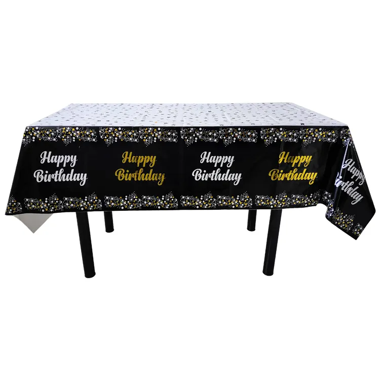 Dome Table Table Covers or Custom Common Glass Aluminum Foil for Halloween Wedding 137*183cm Gravure Printing Party Accessories