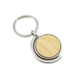 Llaveros de Madera Personalizados con Logotipo, Llaveros de Madera de Haya con Forma de Corazón, Llaveros de Madera de Lujo - Product Image 3