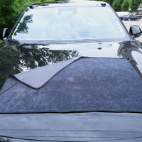 Serviette en microfibre en gros 70x90cm 800gsm 850gsm 1000gsm, serviette de lavage de voiture en microfibre pour automobile