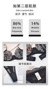 Nuovo Set di Lingerie Sexy in Stile Europeo e Americano per Donne, <span class=keywords><strong>Intimo</strong></span> Trasparente con Stampa Floreale e Perizoma - Product Image 3