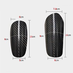 Oem Bất Carbon Sợi Bóng Đá Shinguards Trọng Lượng Nhẹ Durable Mini Kích Thước Miếng Đệm Ống Chân Cho Trẻ Em Người Lớn Bảo Vệ Trò Chơi Bóng Đá - Product Image 2