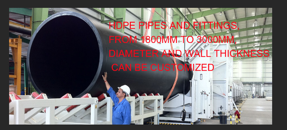 2 Inch HDPE PE Pipe PE 100 Pn 6 1500mm Polyethylene For Irrigation
