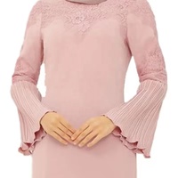 Robe longue musulmane modeste pour femme, Abaya Kebaya en polyester de haute qualité, design moderne personnalisé OEM