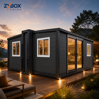 Maison préfabriquée extensible de 20 pieds, maison modulaire portable en conteneur, aménagement personnalisé pour les centres de villégiature, le glamping et les campings