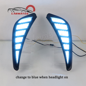 Luces LED de Conducción Diurna CARMATES para <span class=keywords><strong>Toyota</strong></span> <span class=keywords><strong>Corolla</strong></span> <span class=keywords><strong>GR</strong></span> <span class=keywords><strong>Sport</strong></span> <span class=keywords><strong>2021</strong></span> 2022 12V, Luces Diurnas DRL, Lámpara de Señal de Giro, Faros Delanteros Automáticos - Product Image 4