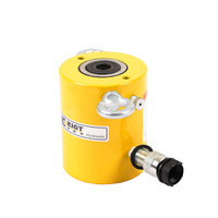 Vérin hydraulique à simple effet de 40 tonnes avec retour de charge, types horizontaux de vérins hydrauliques