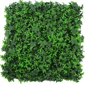 MZ188013A ในร่มและกลางแจ้ง UV ป้องกันรั้วความเป็นส่วนตัวหน้าจอผนังหญ้าสีเขียวพื้นหลังประดิษฐ์ Hedge พืช