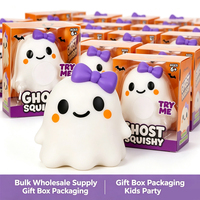 Balles anti-stress fantômes Jumbo Jouet spongieux Jouet à presser sensoriel géant Jouets Fidget Big Ghost Squishies Soulagement de l'anxiété Jouet à presser