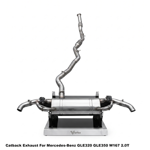 Vortex Engine-Tune Stainless Steel Cat-<b>Back</b> For Mercedes-Benz GLE320 GLE350 W167 2.0T 2016-2024 - Product Image 1