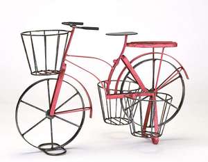 Semitree — <span class=keywords><strong>jardinière</strong></span> Vintage en fer forgé, 3 paniers, pour vélo - Product Image 1