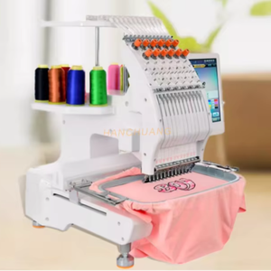 Machine à broder industrielle à tête unique à bon prix pour la broderie domestique de serviettes, couettes et vêtements - Product Image 1