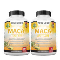 Complément alimentaire pour l'équilibre hormonal, 150 capsules végétales, poudre de racine de maca péruvienne, favorise la santé reproductive des hommes et des femmes