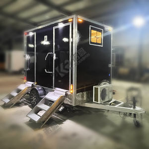 ห้องน้ำเคลื่อนที่ให้เช่า ห้องน้ำสาธารณะแบบพกพาสำหรับตั้งแคมป์ ห้องน้ำเคลื่อนที่แบบ VIP รถพ่วงห้องน้ำเคลื่อนที่ - Product Image 3