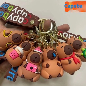 Lindo Llavero de Silicona con Forma de Delfín Capibara en 3D, Colgante de Goma Ecológico y Duradero para Mochila - Product Image 3