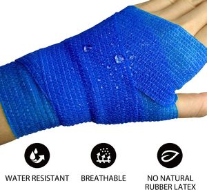 Perban Olahraga Elastis Medis Berwarna-warni Non-woven Perekat untuk Pergelangan Tangan, Lutut, dan Pergelangan Kaki, Grosir Kustom untuk Hewan Peliharaan - Product Image 4