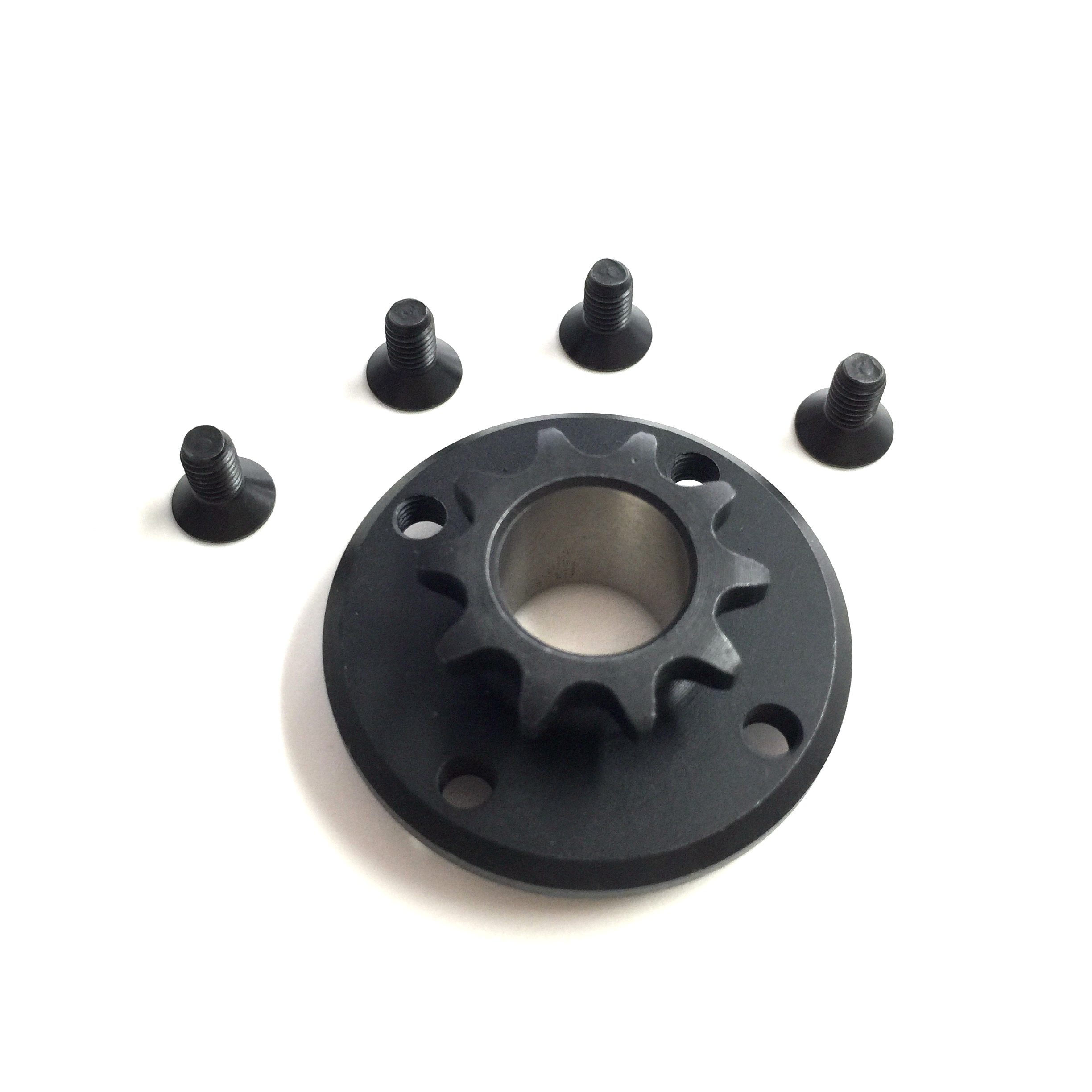 Черная анодированная Звездочка двигателя X30 Z12 для карт